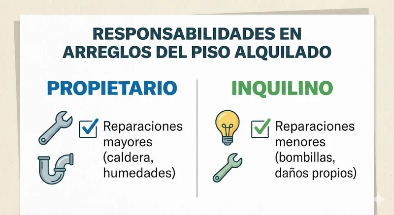 Quién paga las reparaciones en un piso de alquiler - JLA Asociados
