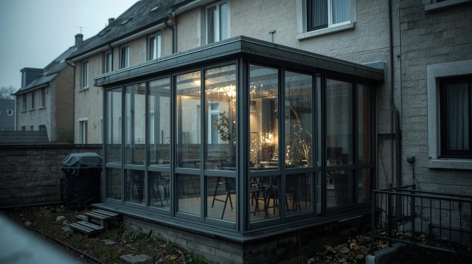 Terraza comunitaria cerrada ilegalmente