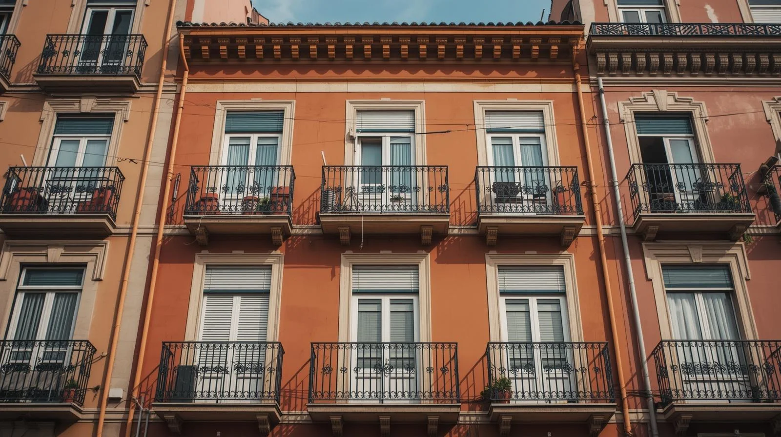 Edificio residencial en Madrid con seguros de comunidad de vecinos contratados a través de correduría