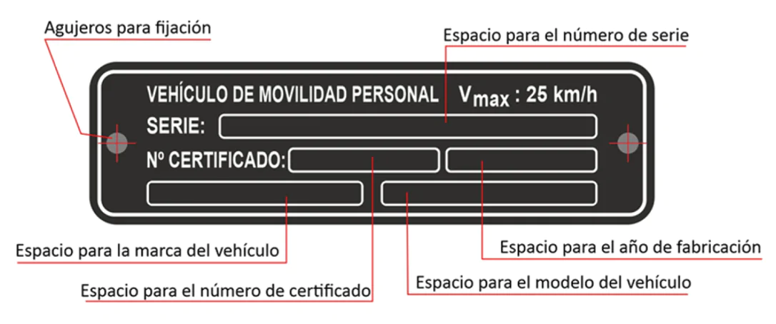 Formato de matrícula y reglas de circulación para patinetes eléctricos según normativa DGT 2026